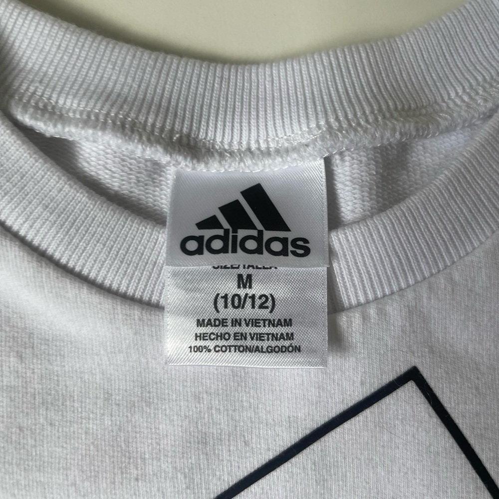 Adidas Girls’ Trefoil logo heavyweight T-shirt - Picture 4 of 5